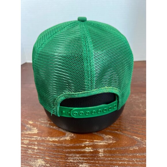 Vintage Mylar By DuPont Green Snapback Trucker Hat X3 - Picture 2 of 4